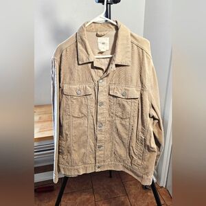 Corduroy button up shirt, high quality materials like new size XL H&M L.O.G.G